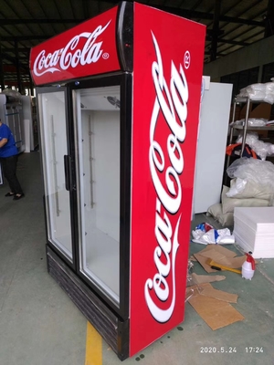 660l Drink Glass Door Display Freezer, 2000mm Glass Door Display Freezer