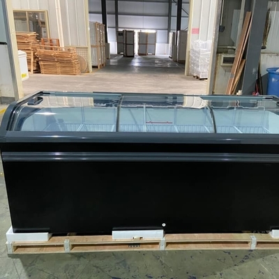 850mm Commercial Glass Freezer, IEC Direct Cooling Commercial Glass Freezer