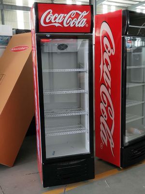 Customizable Pepsi drinks display freezer with glass door