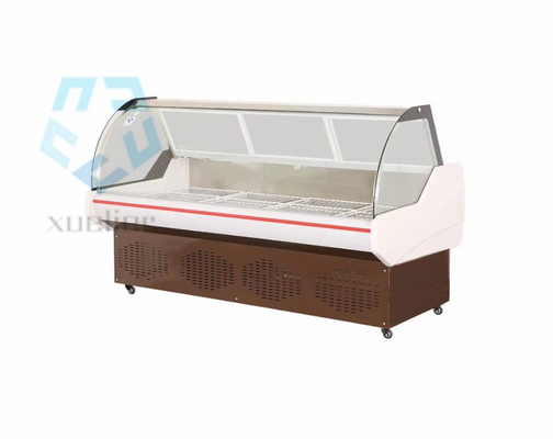 Commercial Supermarket Butcher Meat Freezer Direct Cooling