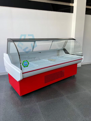 Commercial Supermarket Butcher Meat Freezer Direct Cooling