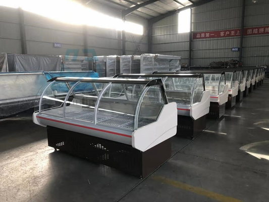 Commercial Supermarket Butcher Meat Freezer Direct Cooling