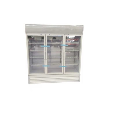 Vertical 1010L 3 Door Commercial Upright Display Freezer