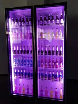 Small Size Bar Restaurant Wine Vertical Display Freezer Glass Door Display Freezer