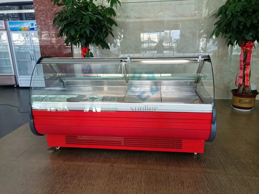 2 To 8 Degree Butcher Meat Freezer Deli Display Refrigerator