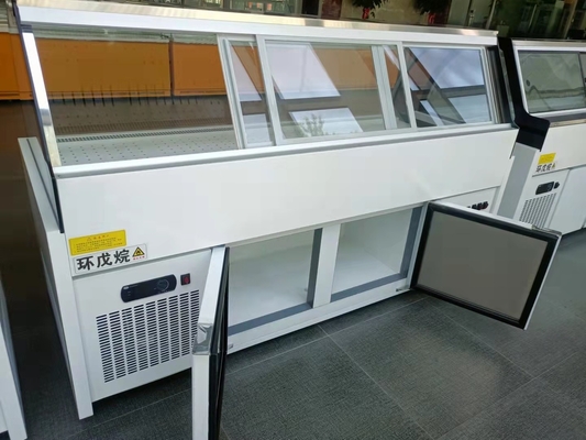 Supermarket Air Cooling Deli Chiller Display Cabinet Butchery