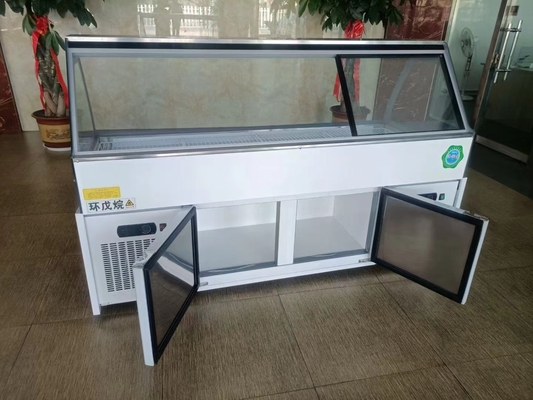 Stainless Steel Deli Display Freezer