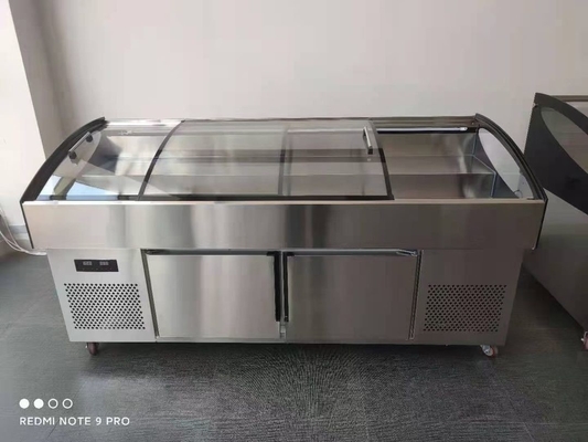 Corrosion Resistant Butcher Meat Freezer 220V Electric