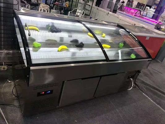 Corrosion Resistant Butcher Meat Freezer 220V Electric