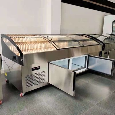 Corrosion Resistant Butcher Meat Freezer 220V Electric
