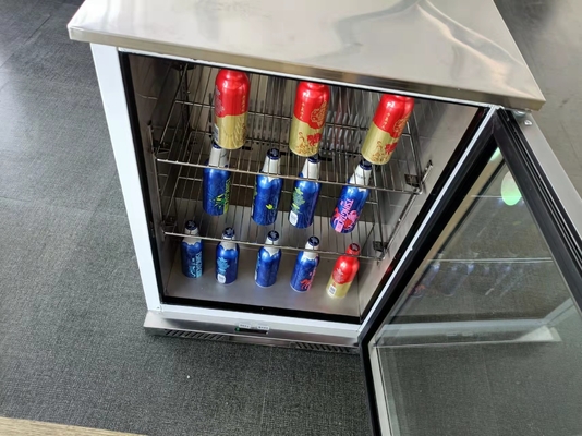 Stainless Steel Red Wine Storage Cabinet 220V Air Cooling