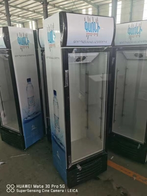 Blue Refrigerated Display Cabinet Beverage Cabinet
