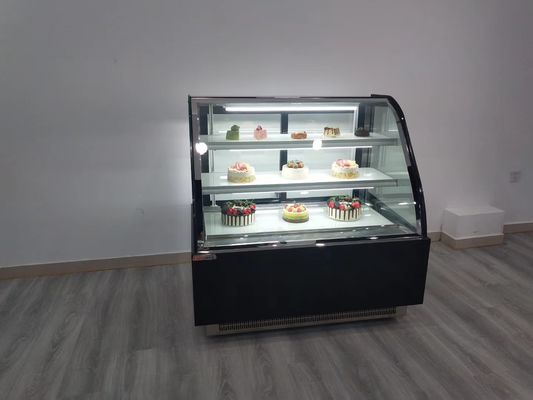 Commercial large capacity refrigerator, baking cabinet, refrigeration equipment, cake display cabinet with lamp