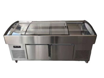 Corrosion Resistant Butcher Meat Freezer 220V Electric