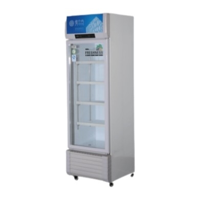 Blue Refrigerated Display Cabinet Beverage Cabinet